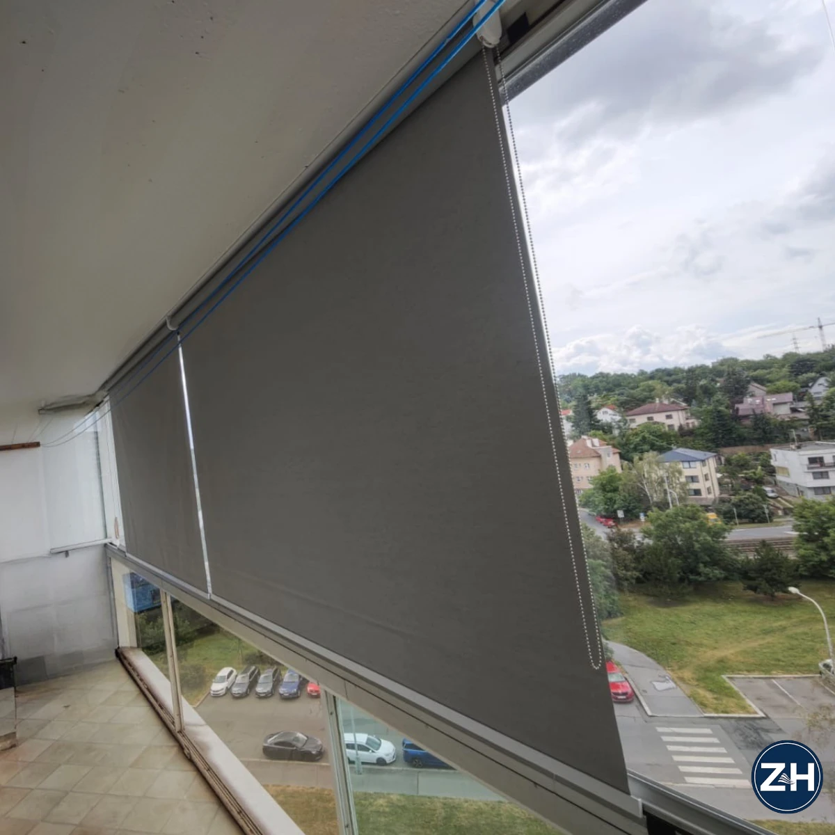 montaz vnitrni roleta na balkon praha 10