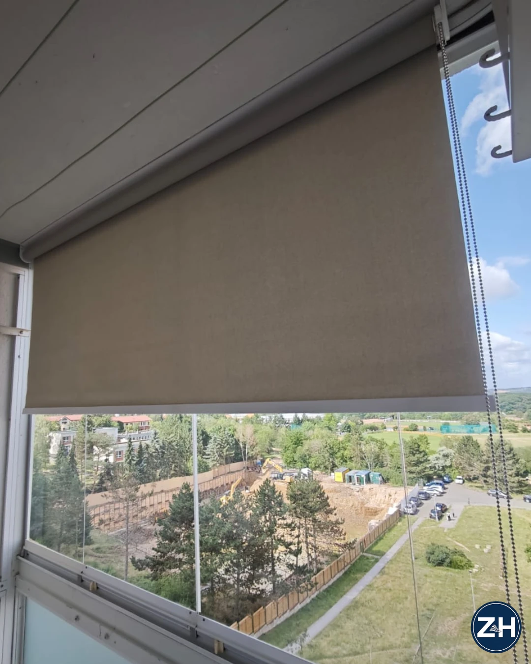 montaz vnitrni roleta na balkon praha 8